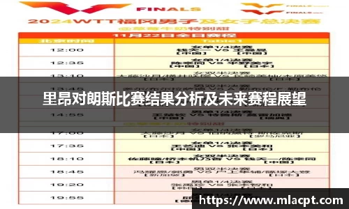 里昂对朗斯比赛结果分析及未来赛程展望