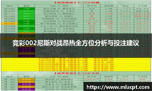 竞彩002尼斯对战昂热全方位分析与投注建议